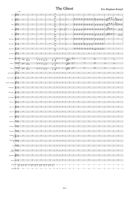 Free Sheet Music The Ghost