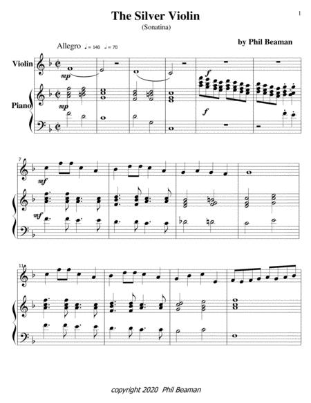 The Glass Violin Violin Piano Sheet Music