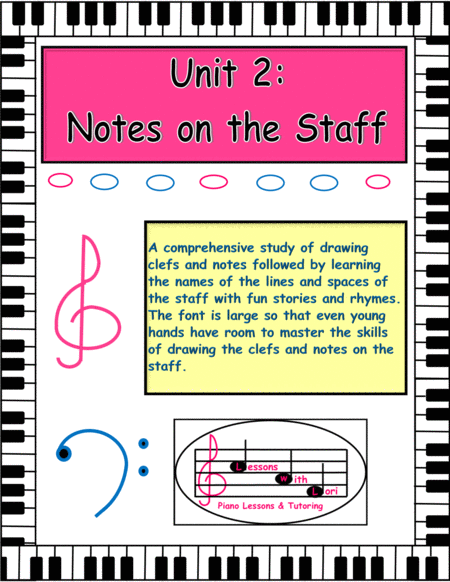 The Grand Staff Note Names Unit 2 Sheet Music