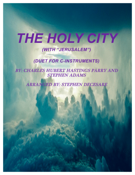 The Holy City With Jerusalem Duet For C Instruments Sheet Music