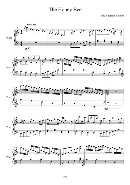 The Honey Bee Sheet Music