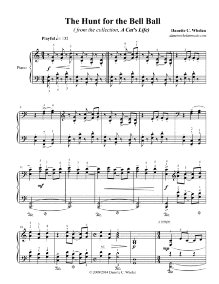 The Hunt For The Bell Ball Sheet Music