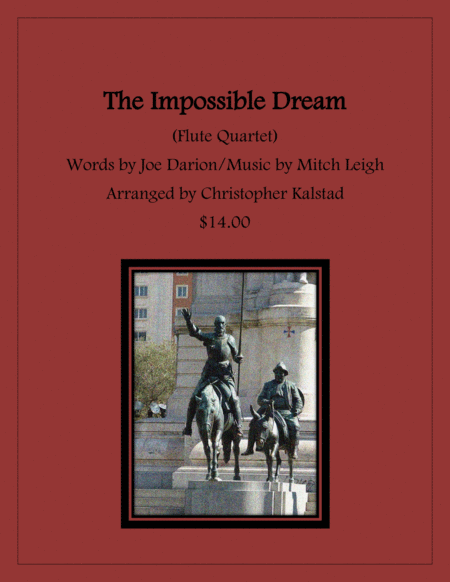 The Impossible Dream Flute Quartet Sheet Music