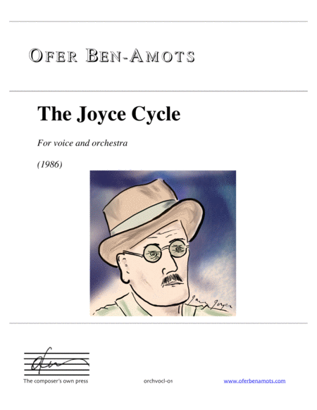 Free Sheet Music The Joyce Cycle For Voice And Orchestra