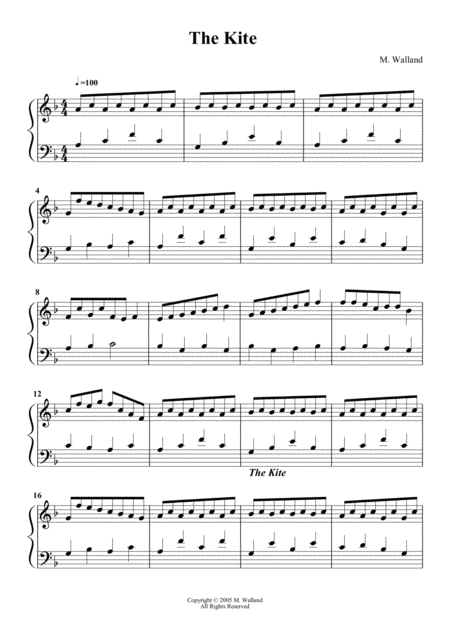 Free Sheet Music The Kite