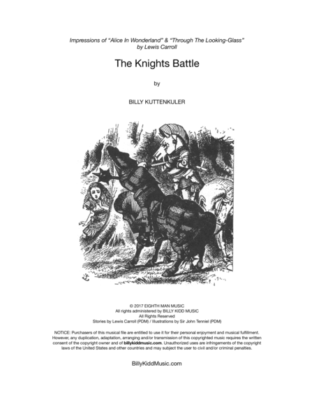 Free Sheet Music The Knights Battle