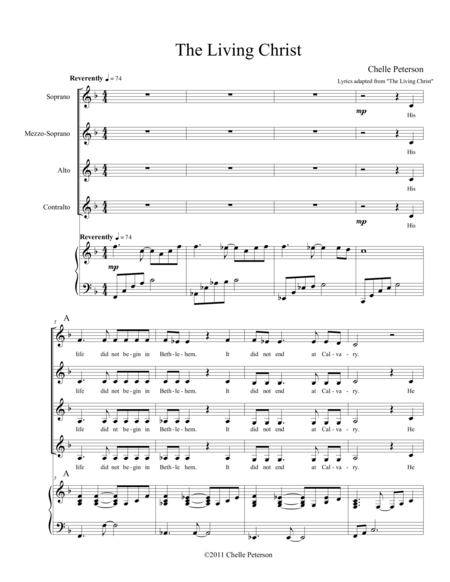 The Living Christ Sheet Music