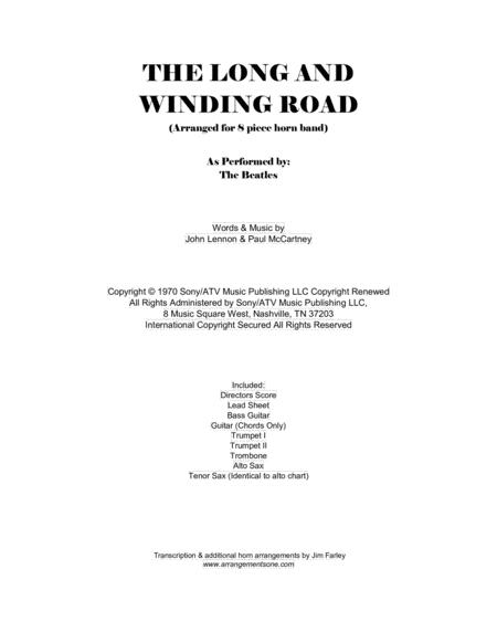 The Long And Winding Road Arranged For 8 Piece Horn Band Sheet Music