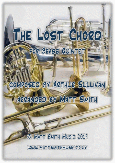 The Lost Chord By Arthur Sullivan Brass Quintet Sheet Music