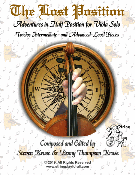 The Lost Position Adventures In Half Position Twelve Intermediate And Advanced Level Pieces For Solo Viola Sheet Music