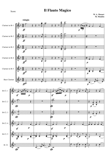 The Magic Flute Ouverture Sheet Music