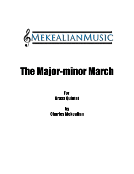 Free Sheet Music The Major Minor March