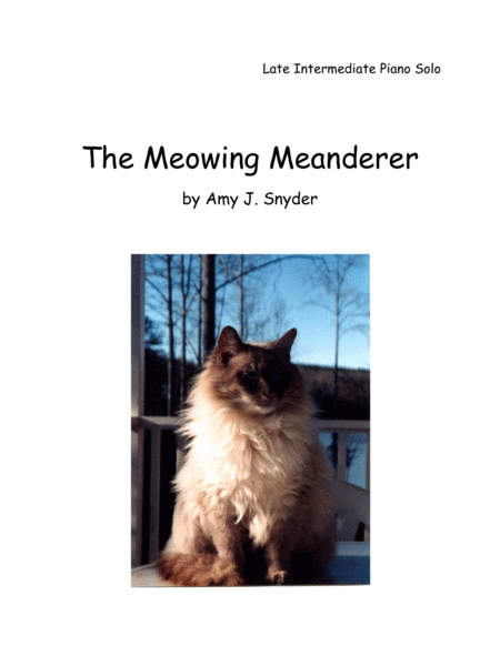 The Meowing Meanderer Piano Solo Sheet Music