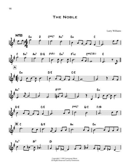 Free Sheet Music The Noble