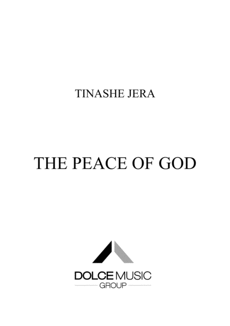 Free Sheet Music The Peace Of God Ttbb