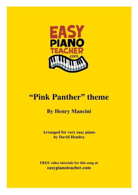 The Pink Panther Theme Very Easy Piano With Free Video Tutorials Sheet Music