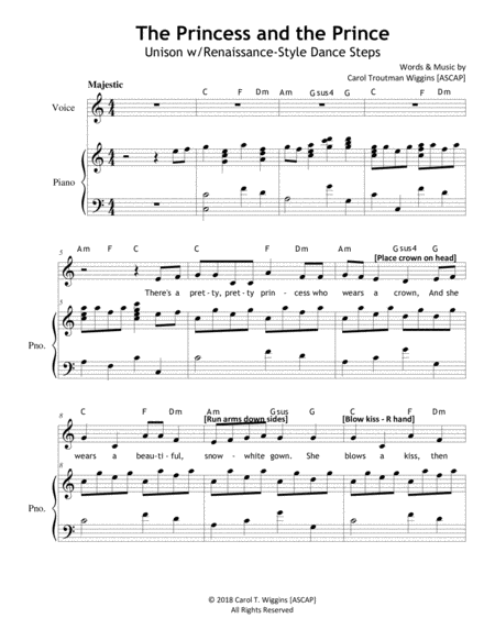 The Princess And The Prince Sheet Music