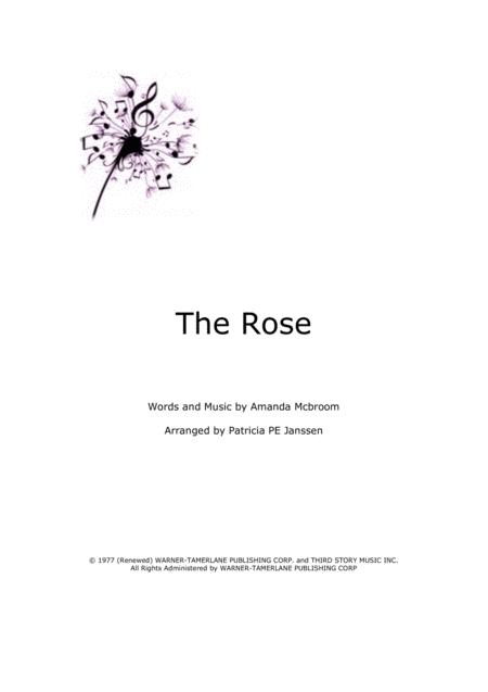 The Rose Ssmaa Sheet Music