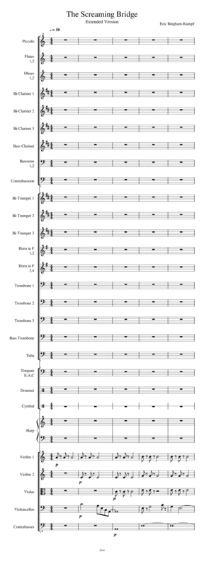 The Screaming Bridge Extended Version Sheet Music