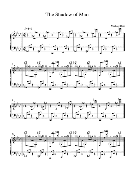 The Shadow Of Man Sheet Music