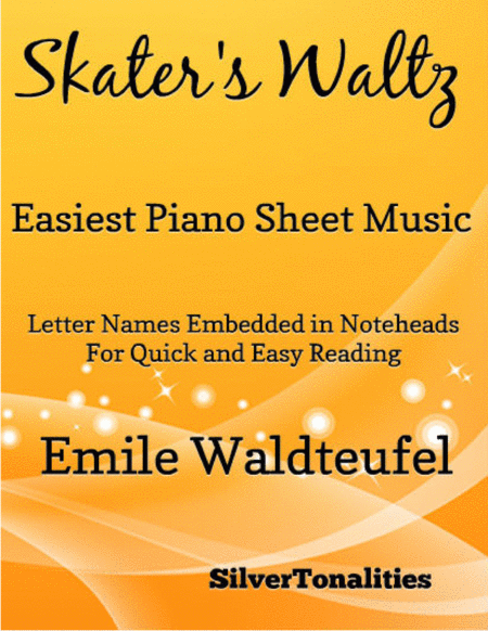 The Skaters Waltz Easiest Piano Sheet Music Sheet Music