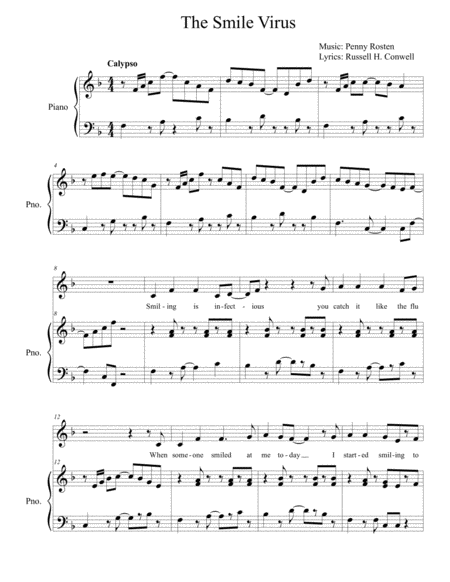 The Smile Virus Sheet Music