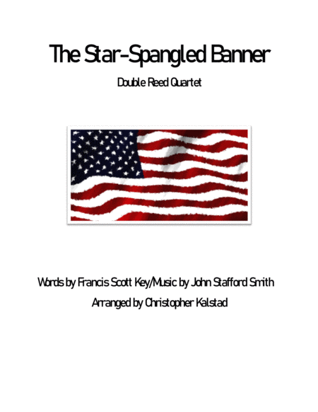 The Star Spangled Banner Double Reed Quartet Sheet Music