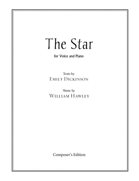 Free Sheet Music The Star