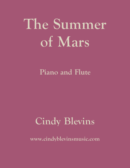 The Summer Of Mars For Piano And Flute Sheet Music