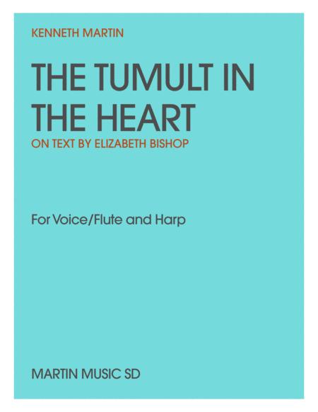 The Tumult In The Heart Solo Voice Flute Piano Sheet Music