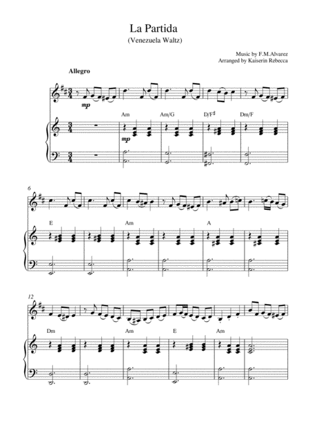 The Unclouded Day Piano Accompaniment For Oboe Sheet Music