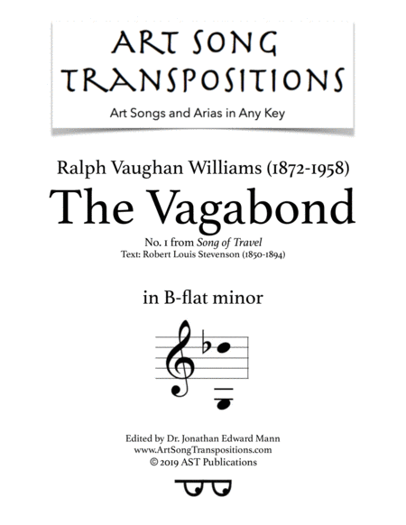 The Vagabond B Flat Minor Sheet Music