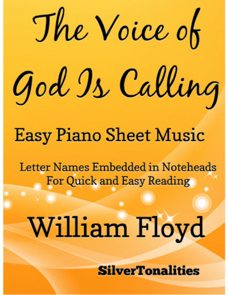 Free Sheet Music The Voice Of God Is Calling Easy Piano Sheet Music