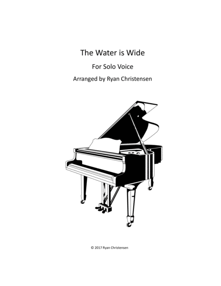 The Water Is Wide Vocal Solo Sheet Music