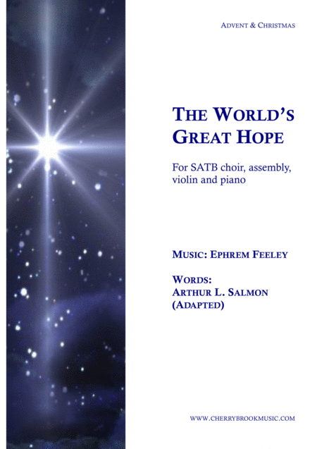 Free Sheet Music The Worlds Great Hope