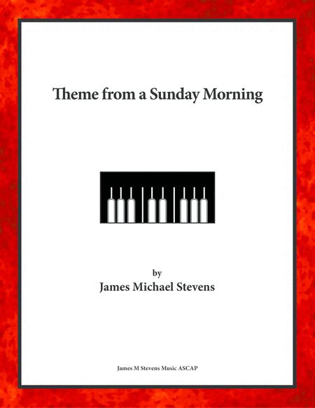Free Sheet Music Theme From A Sunday Morning Romantic Piano