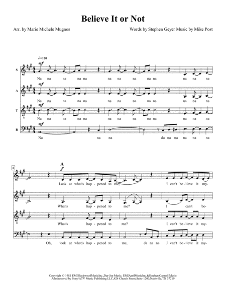 Theme From The Greatest American Hero Sheet Music