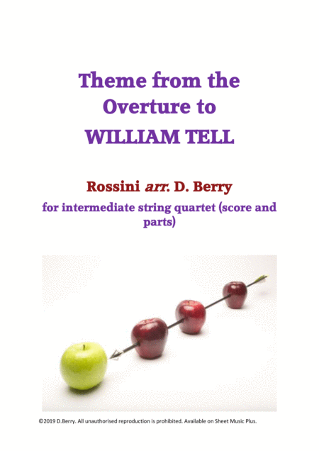 Free Sheet Music Theme From The Overture To William Tell