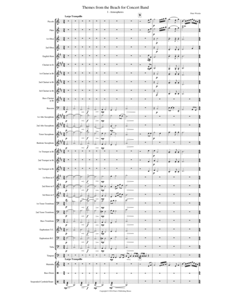 Free Sheet Music Themes From The Beach For Concert Band