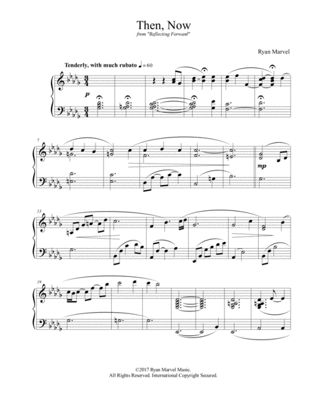 Then Now From Reflecting Forward Sheet Music