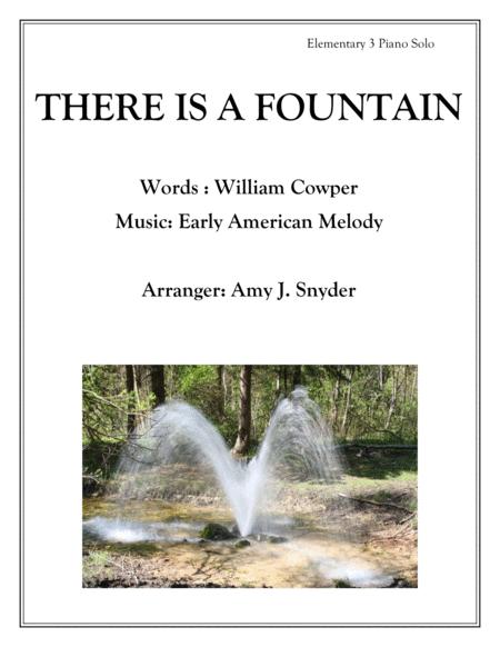 Free Sheet Music There Is A Fountain Easy Piano Solo