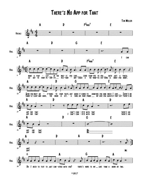 Free Sheet Music Theres No App For That