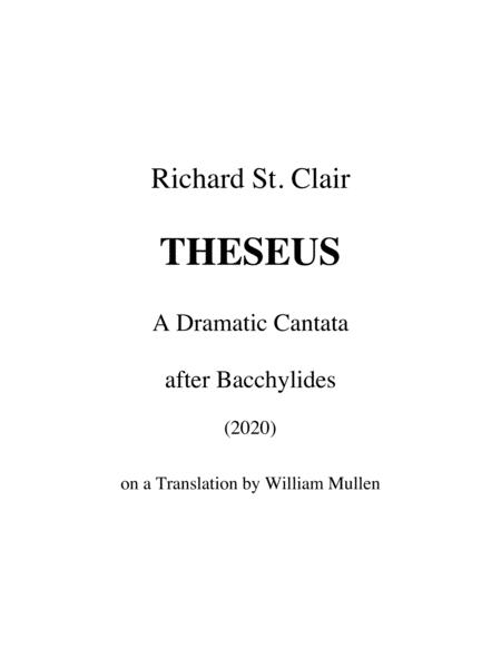 Free Sheet Music Theseus A Dramatic Cantata After Bacchylides 2020 Score And Parts