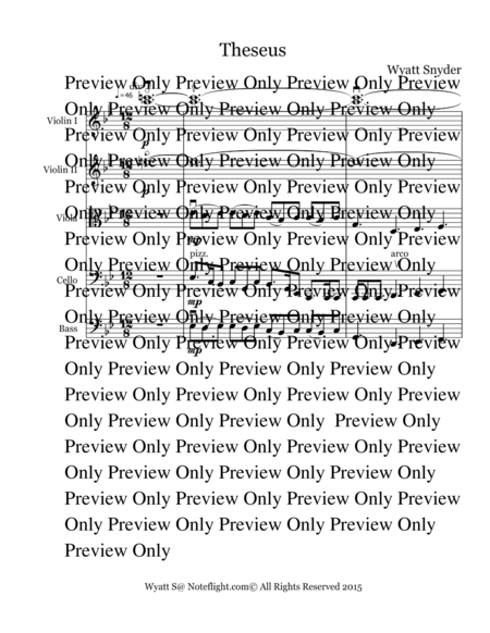 Free Sheet Music Theseus