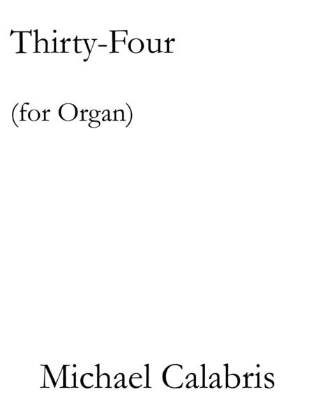 Free Sheet Music Thirty Four For Organ