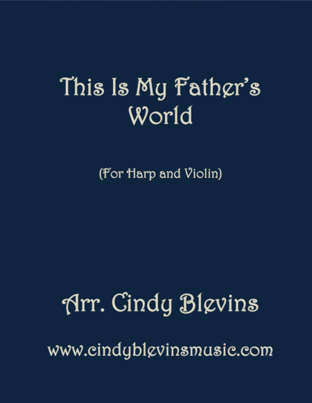 This Is My Fathers World Arranged For Harp And Violin Sheet Music