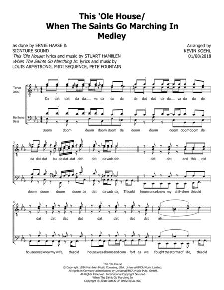 This Ole House When The Saints Go Marching In Medley Sheet Music