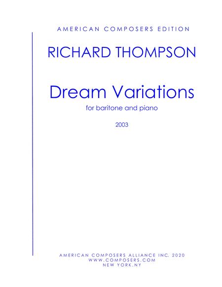 Free Sheet Music Thompsonro Dream Variations For Baritone