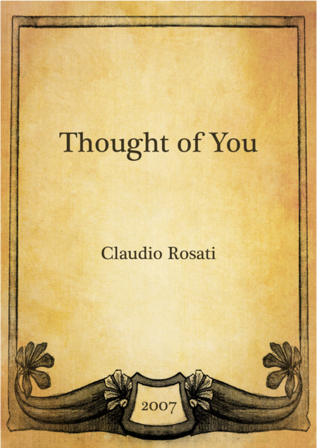 Thought Of You Sheet Music