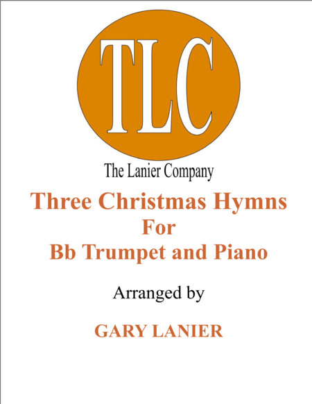 Three Christmas Hymns Duets For Bb Trumpet Piano Sheet Music